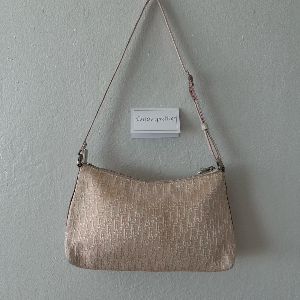 Vintage Pink Dior John Galliano Trotter Bag